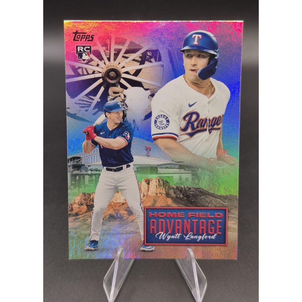 2024 Topps Update Wyatt Langford #HFA-24 Homefield Advantage (RC) SP Rangers